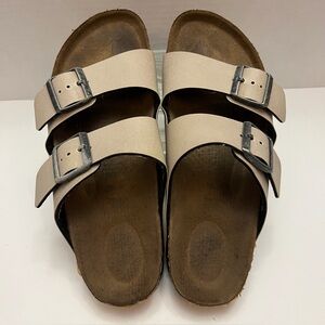 Birkenstock Arizona BS Birko-flor Stone Beige Women's Size 40EU/9US VGUC